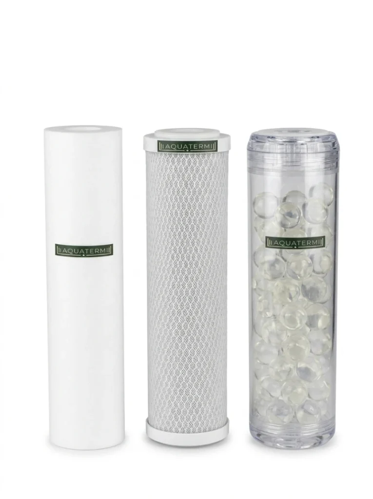 Kit triple repuesto anti partículas/ carbon activo/ anti sarro de 10 x 2.5