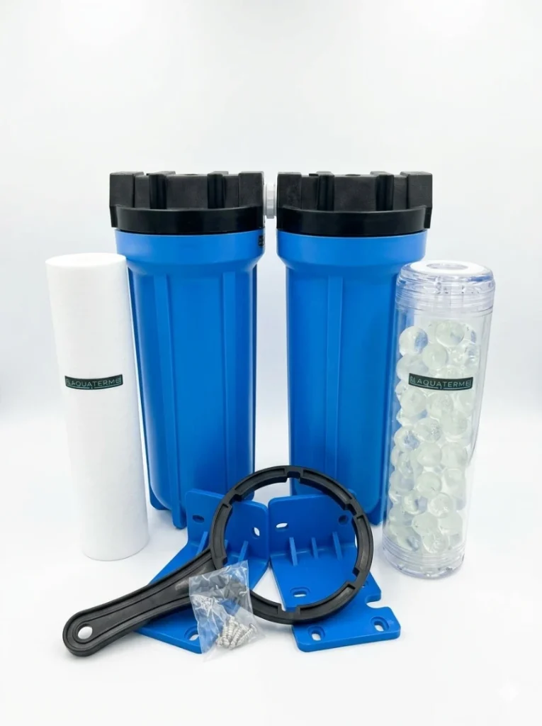 Kit doble para instalación anti partículas/ anti sarro 10 x 2.5