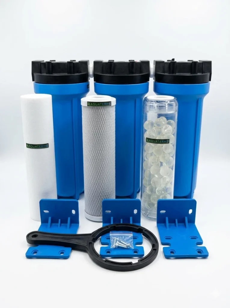 Kit doble para instalación anti partículas/ anti sarro 10 x 2.5